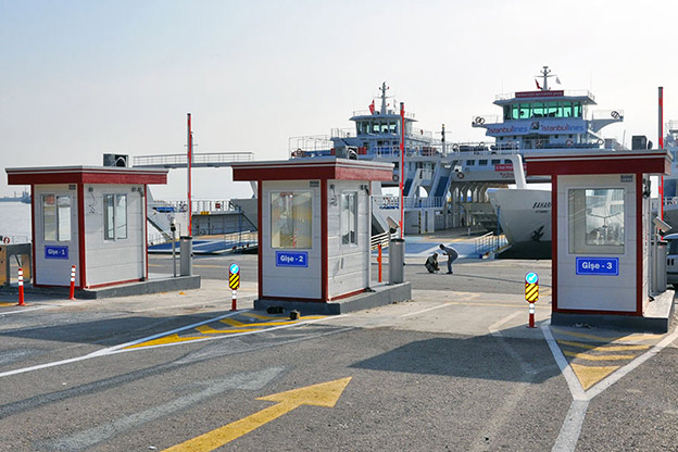 Kültéri biztonsági őrfülkék