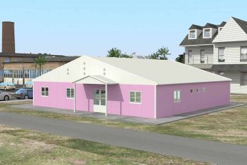 222 m² Előregyártott Kórház