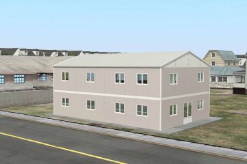 250 m² Előgyártott Etkezde Epület