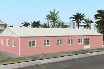 170 m² Előgyártott Etkezde Epület