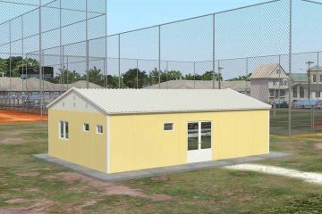 65 m² Előgyártott Etkezde Epület