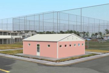 70 m² WC & Zuhanyzó Épület