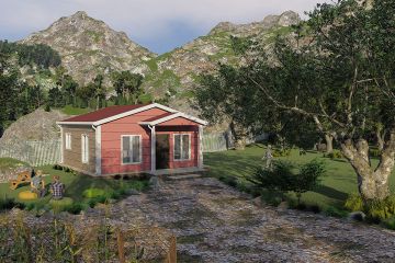 45 m² Acélvázas ház