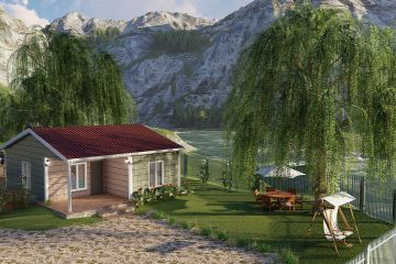 64 m² Acélvázas ház