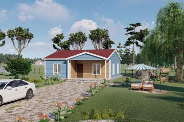 82 m² Acélvázas ház