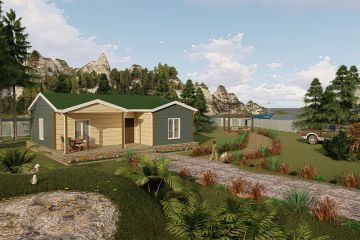 87 m² Acélvázas ház