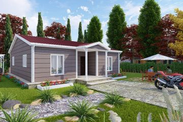 95 m² Acélvázas ház