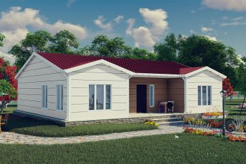 123 m² Acélvázas ház