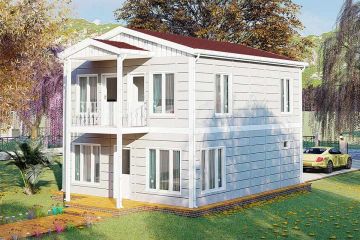 126 m² Acélvázas ház