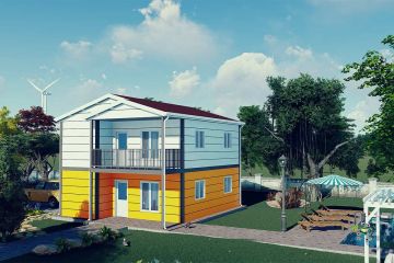 137 m² Acélvázas ház